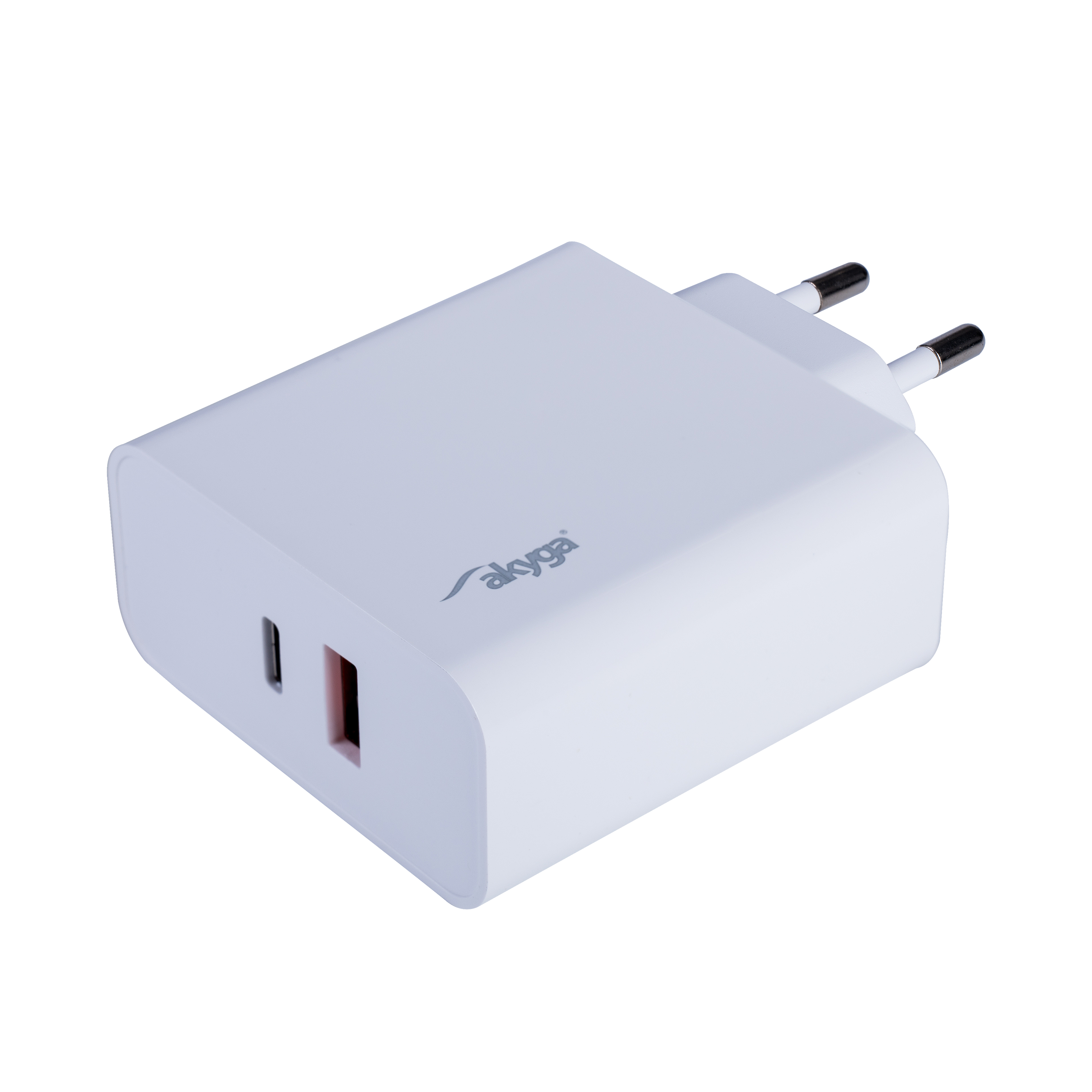 USB Charger AK-CH-15 USB-A + USB-C PD 5-20V / max. 3.25A 65W Quick Charge  3.0