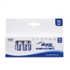 Alkaline Battery AA LR6 Akyga AKY2067 1.5V / 3050mAh 10pcs