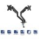 Additional image Dual Gas Spring Monitor Arm AK-MB-06 Double Desk Mount VESA 75x75mm / 100x100mm 15-32"