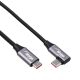 Additional image Angle Cable USB type C / USB type C 1m AK-USB-54 60W Mesh