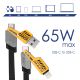 Additional image Cable USB A + USB type C / USB type C + Lightning 1m AK-USB-57 65W