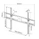 Additional image TV Wall Mount AK-MB-09 Bracket VESA 800x600mm 37-85"