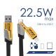 Additional image Cable USB A + USB type C / USB type C + Lightning 1m AK-USB-57 65W